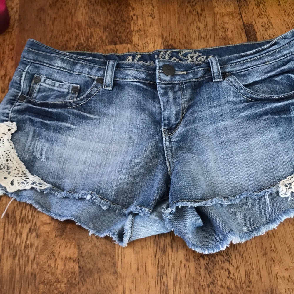 Vanilla star junior jean shorts